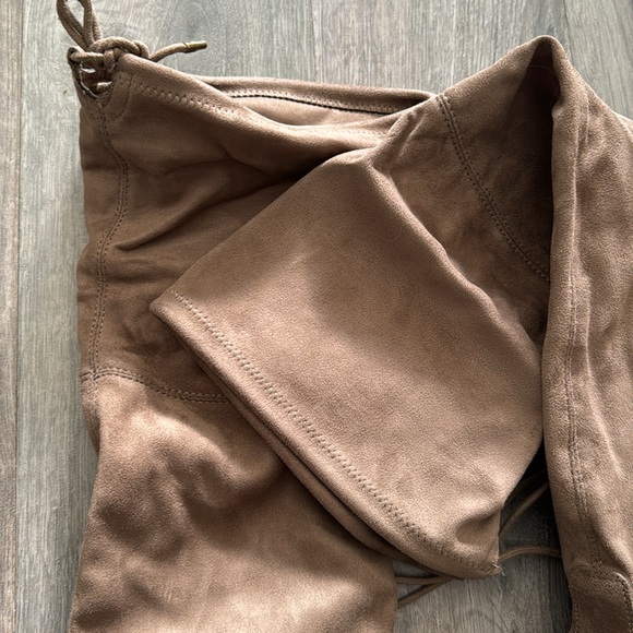 Suede Over the Knee Boots - Picture 3 of 7